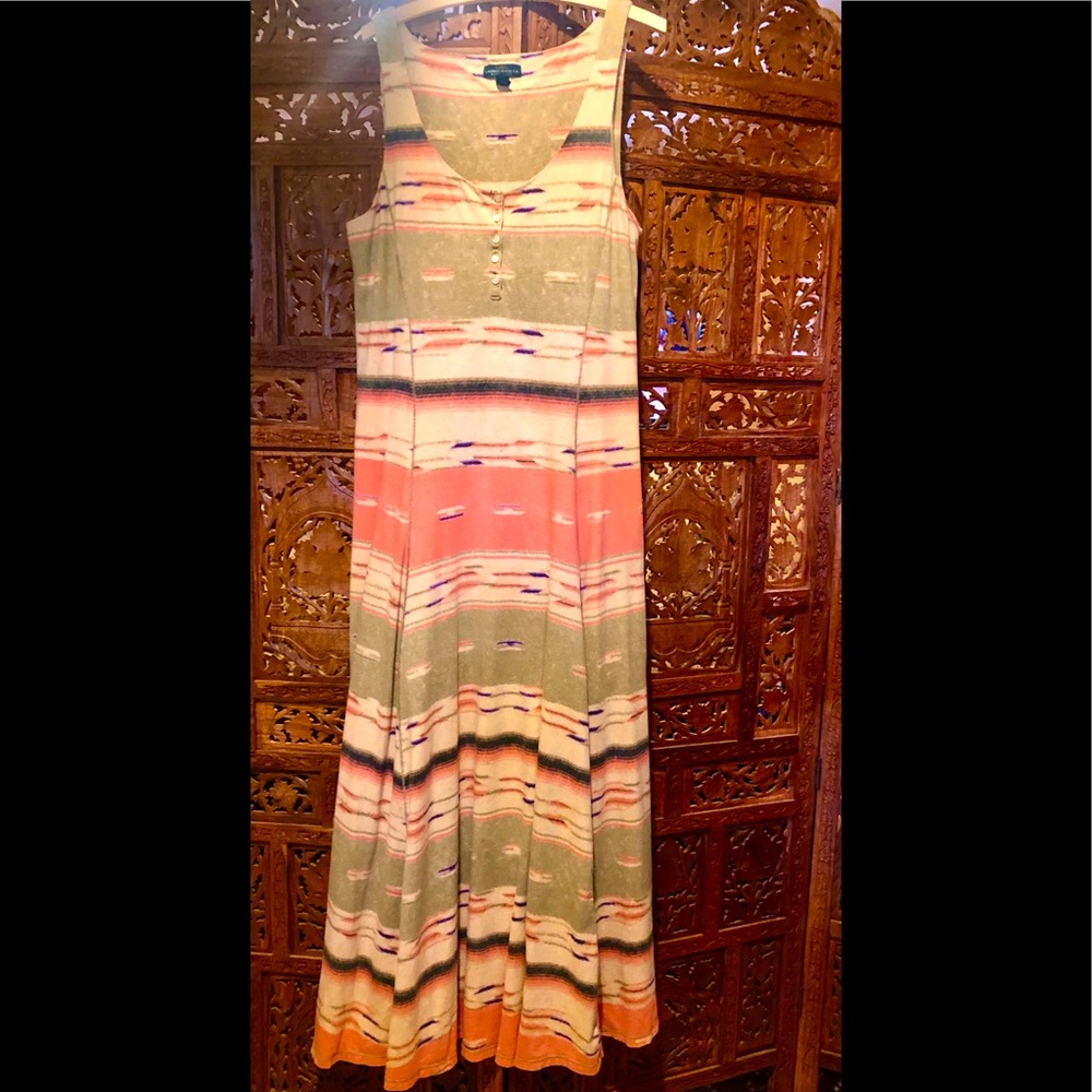 Beautiful Ralph Lauren Boho Southwest Cotton Dress